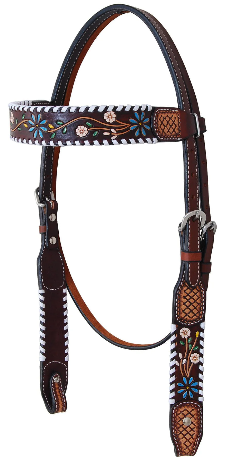 Rafter T Floral Vine Browband Headstall - Pet's Shop