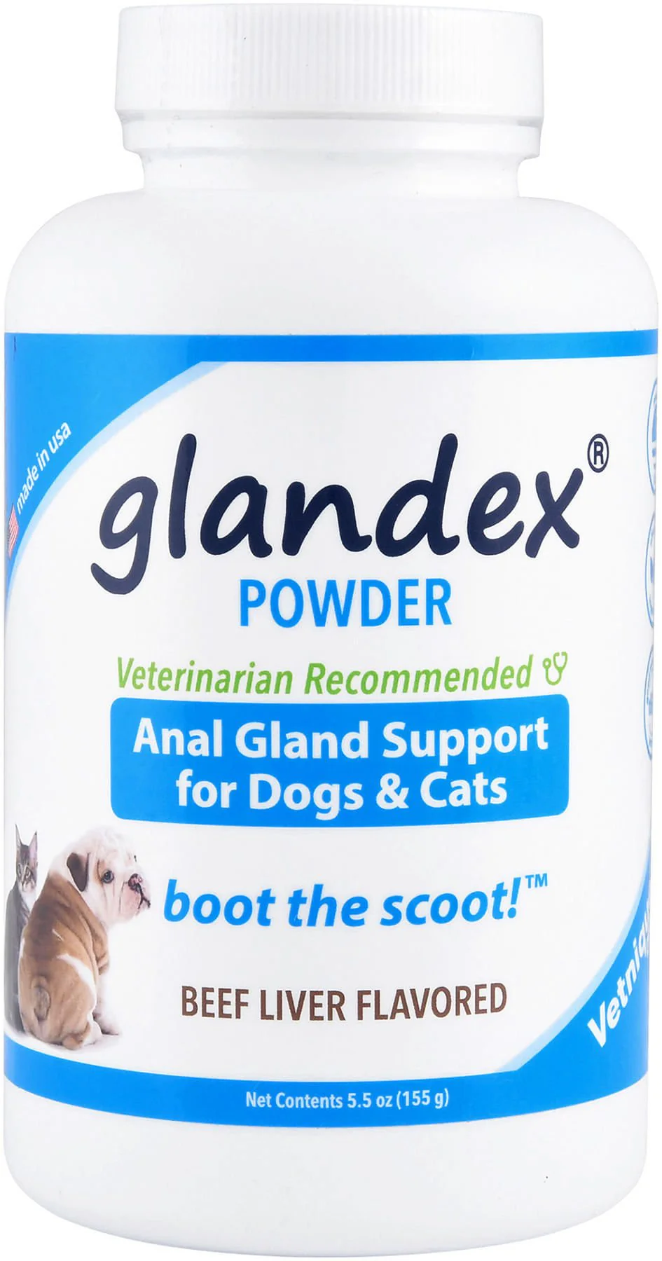 Glandex Powder for Dogs and Cats, Beef Liver Flavor - Pet's Shop