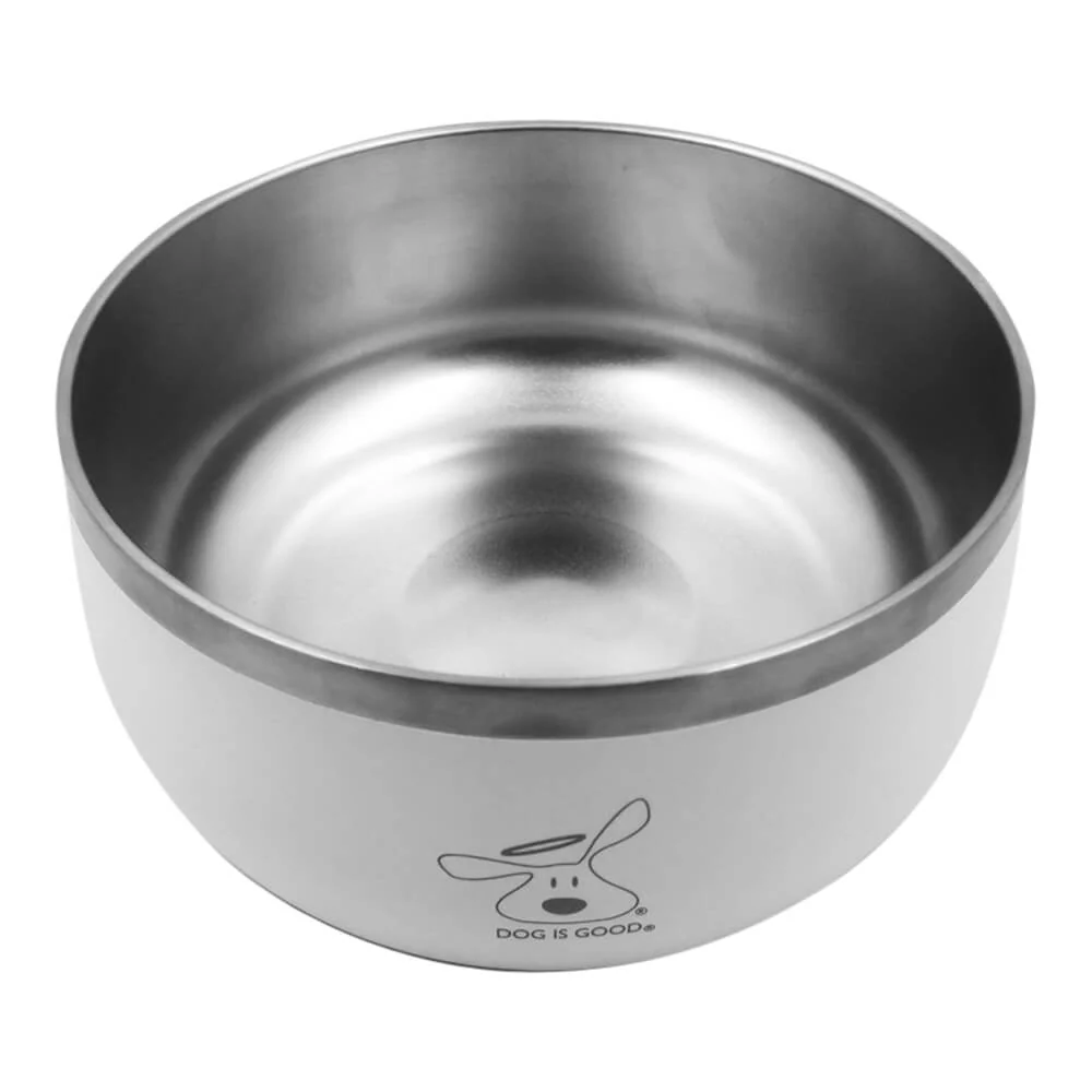 Dog is Good Stainless Steel Dog Bowl - Pet's Shop