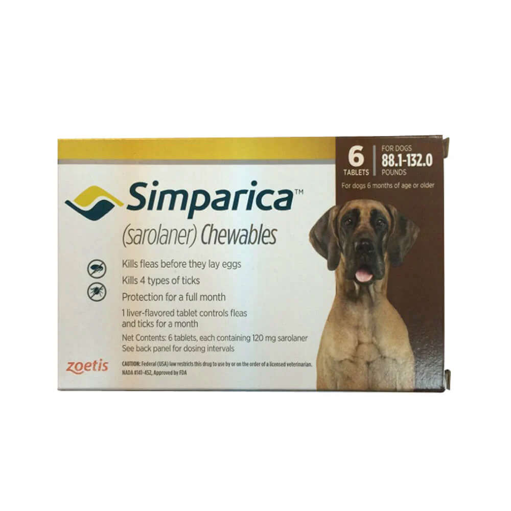Simparica Chewable Tablets for Dogs - Pet's Shop