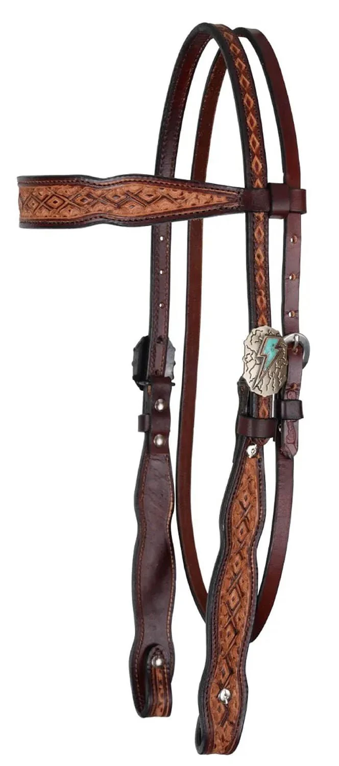 Circle Y Montana Browband Headstall, Full - Pet's Shop
