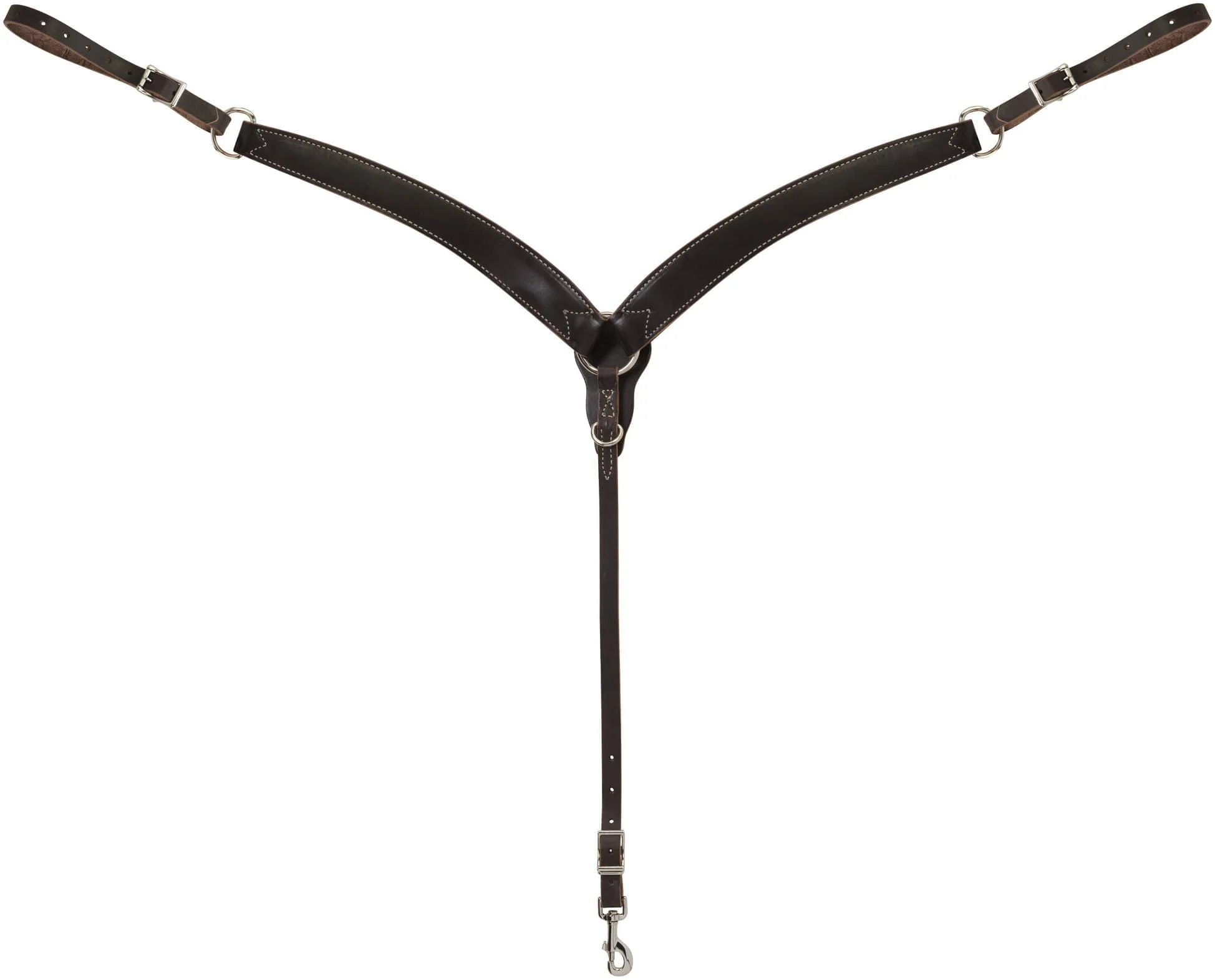 Weaver Turquoise Cross Skirting Leather Breast Collar - Pet's Shop