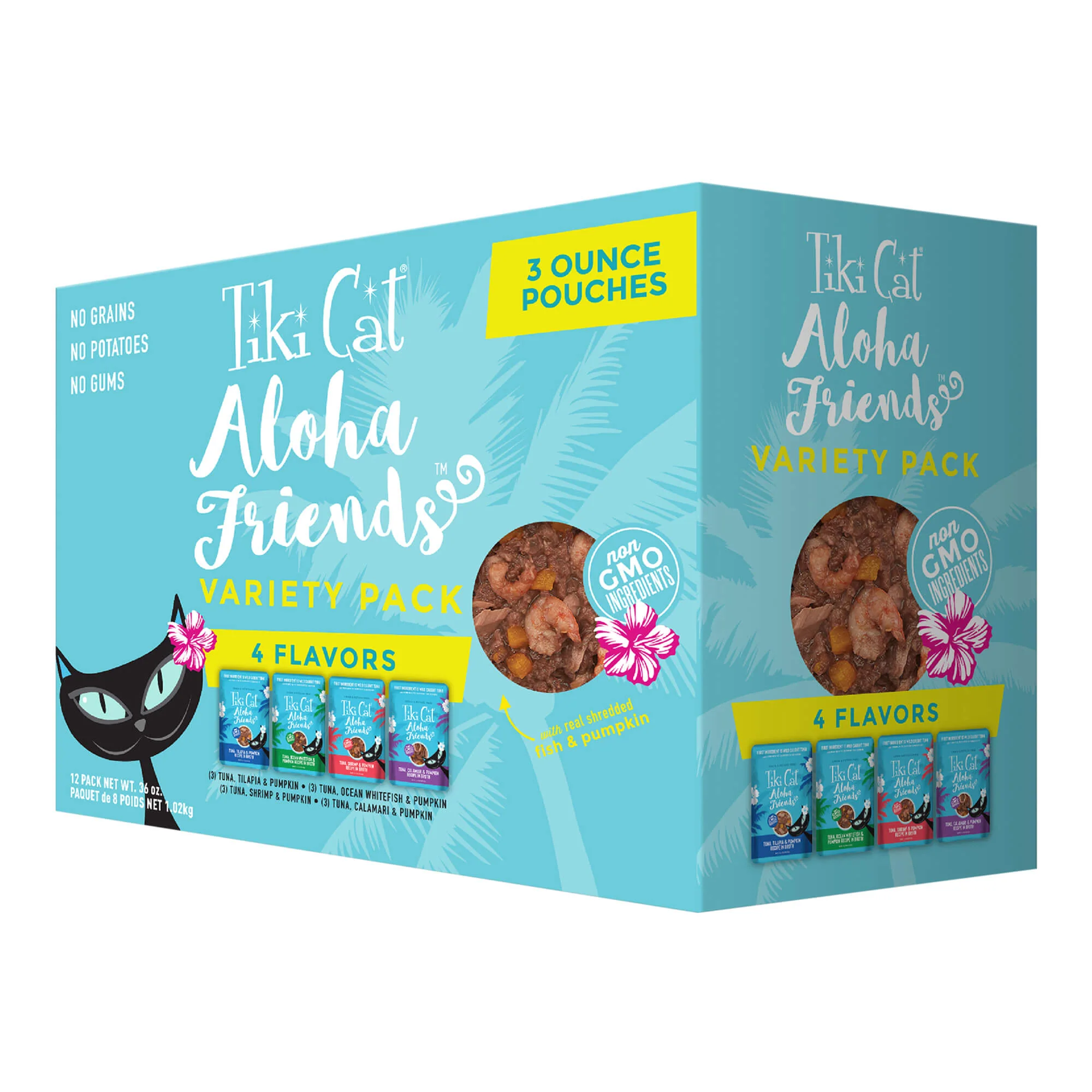 Tiki Cat Aloha Friends Wet Cat Food, Variety Pack, Pouches - Pet's Shop