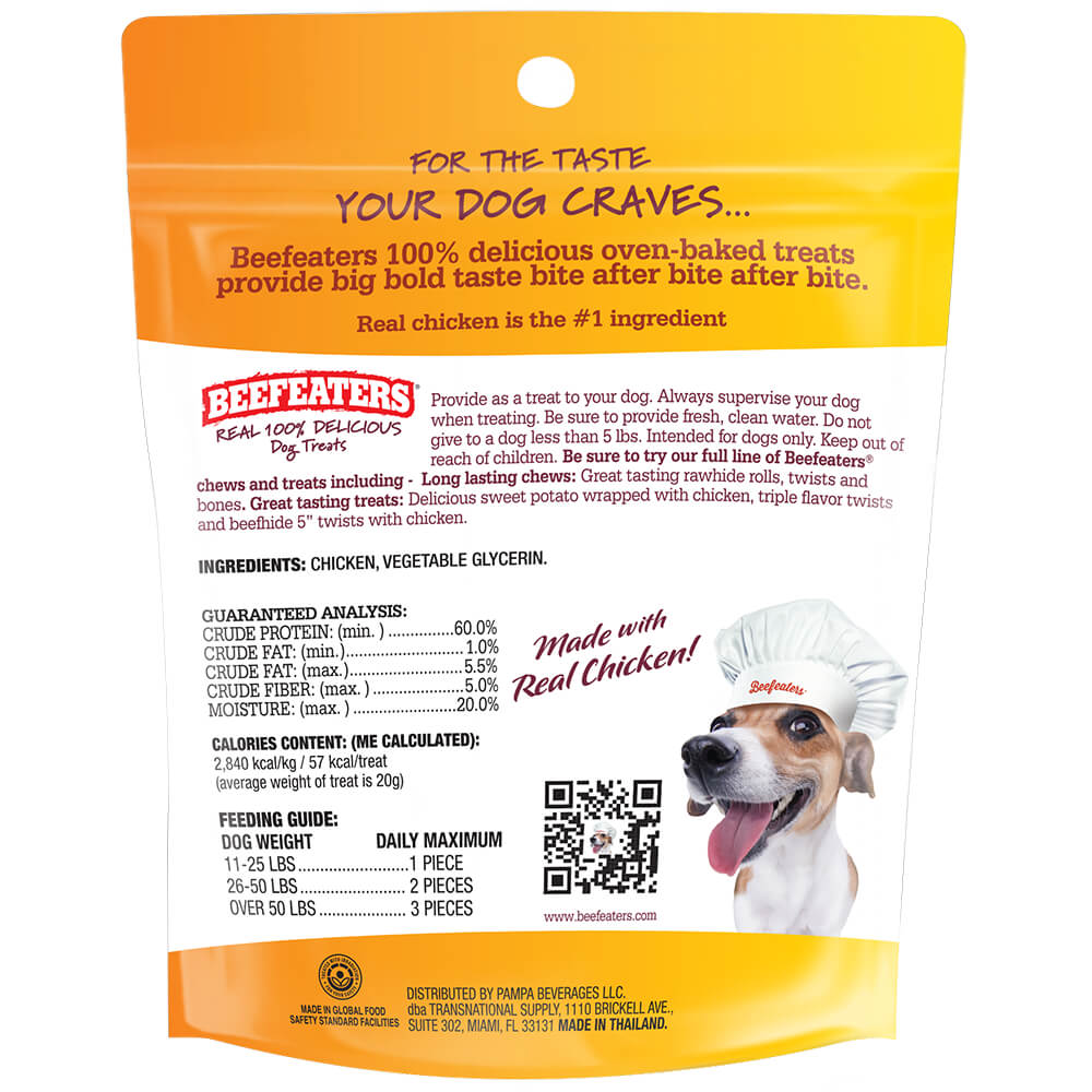 Beefeaters Chicken Jerky Strips - Pet's Shop