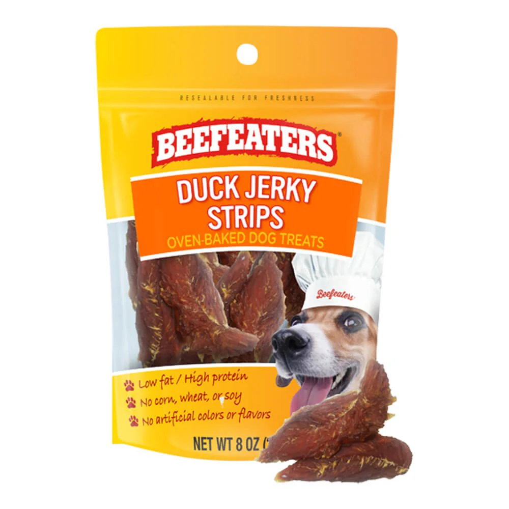 Beefeaters Duck Jerky Strips - Pet's Shop