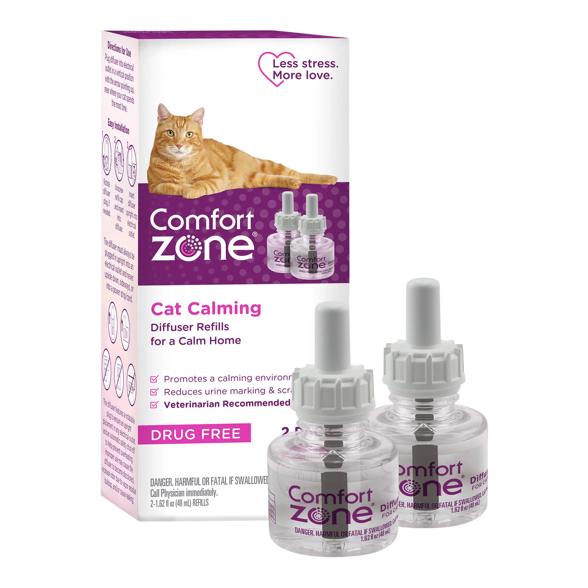 Comfort Zone Calming Diffuser Refills - Pet's Shop