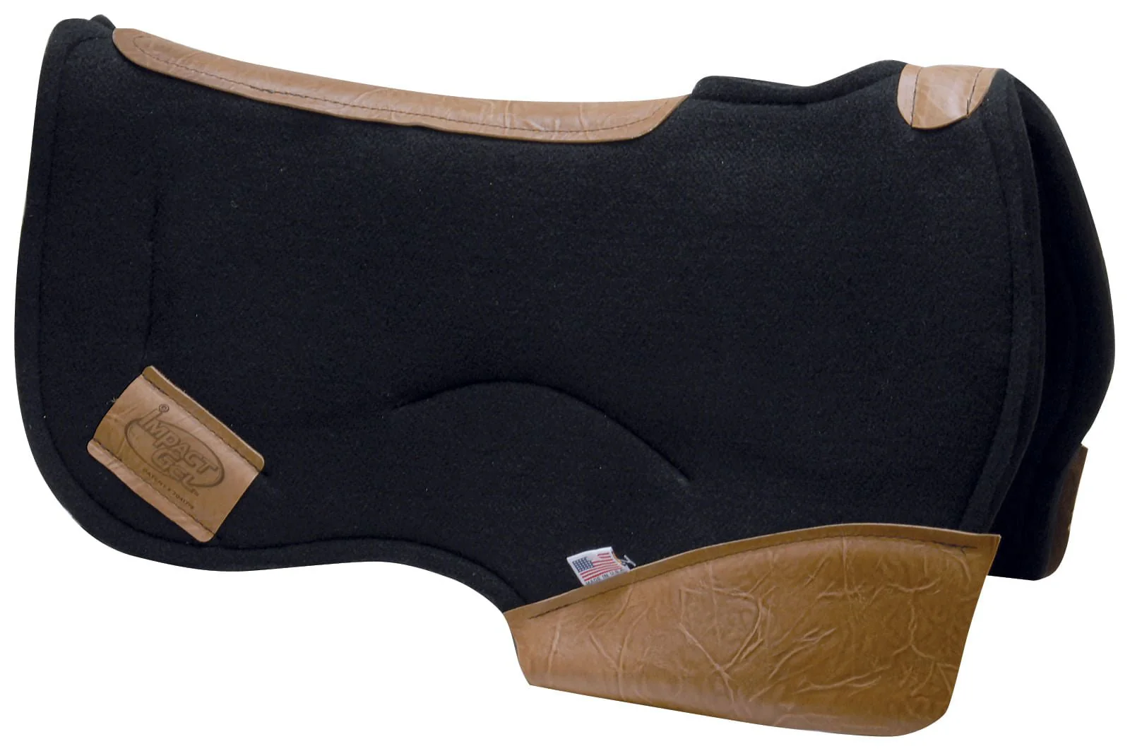 Contour Impact Gel Barrel Saddle Pad, 28