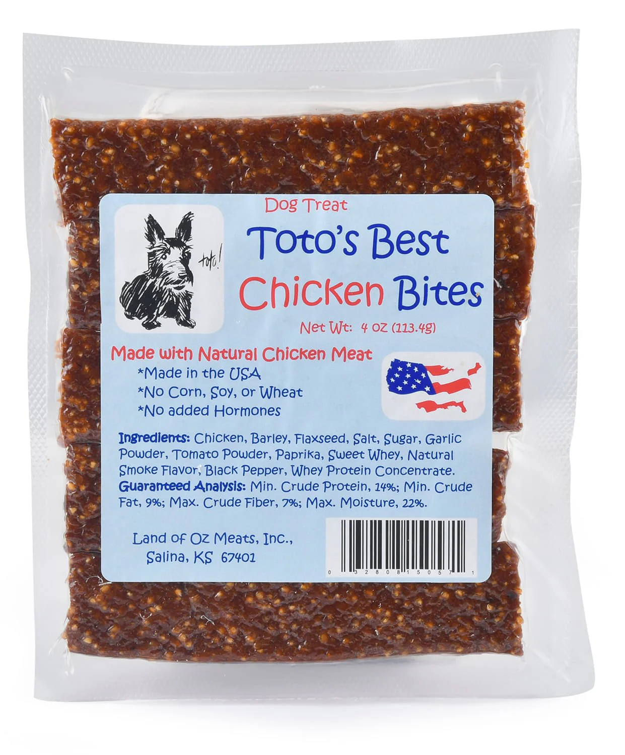 Toto's Best Chicken Bites Dog Treats, 4 oz - Pet's Shop