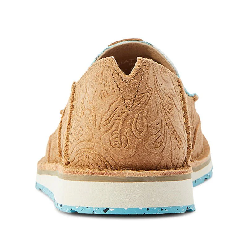 Ariat Women's Cruiser, Tan Suede Emboss/Arizona Skies - Pet's Shop