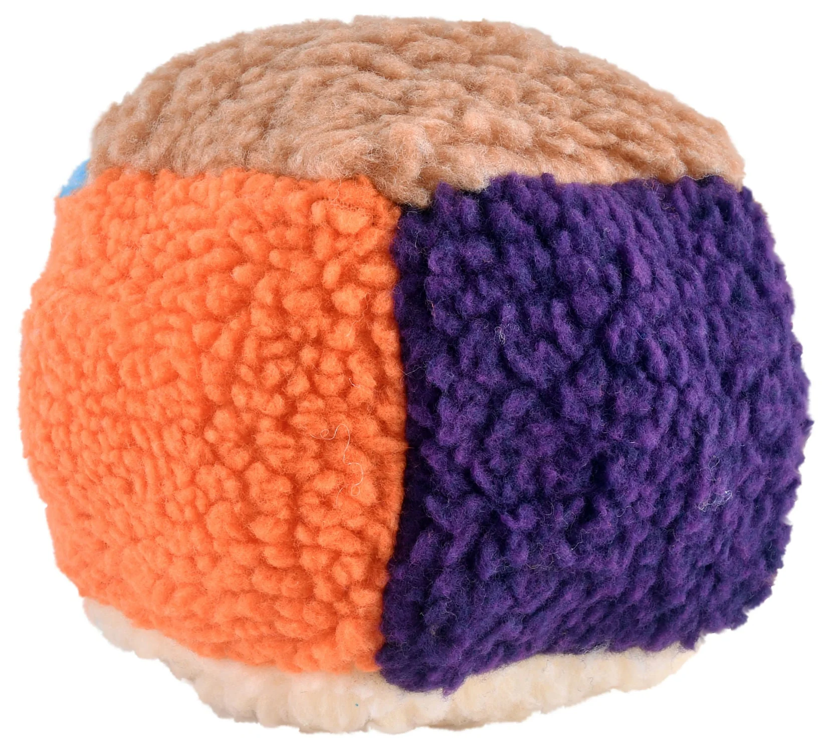 Fuzzy Cube Dog Toy, 5.5