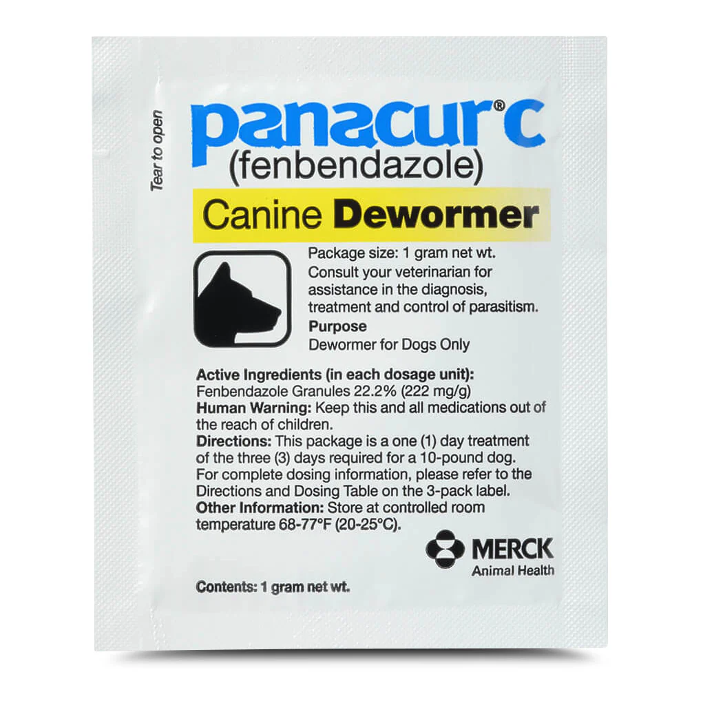 Panacur C Canine Dewormer (Fenbendazole Granules) - Pet's Shop