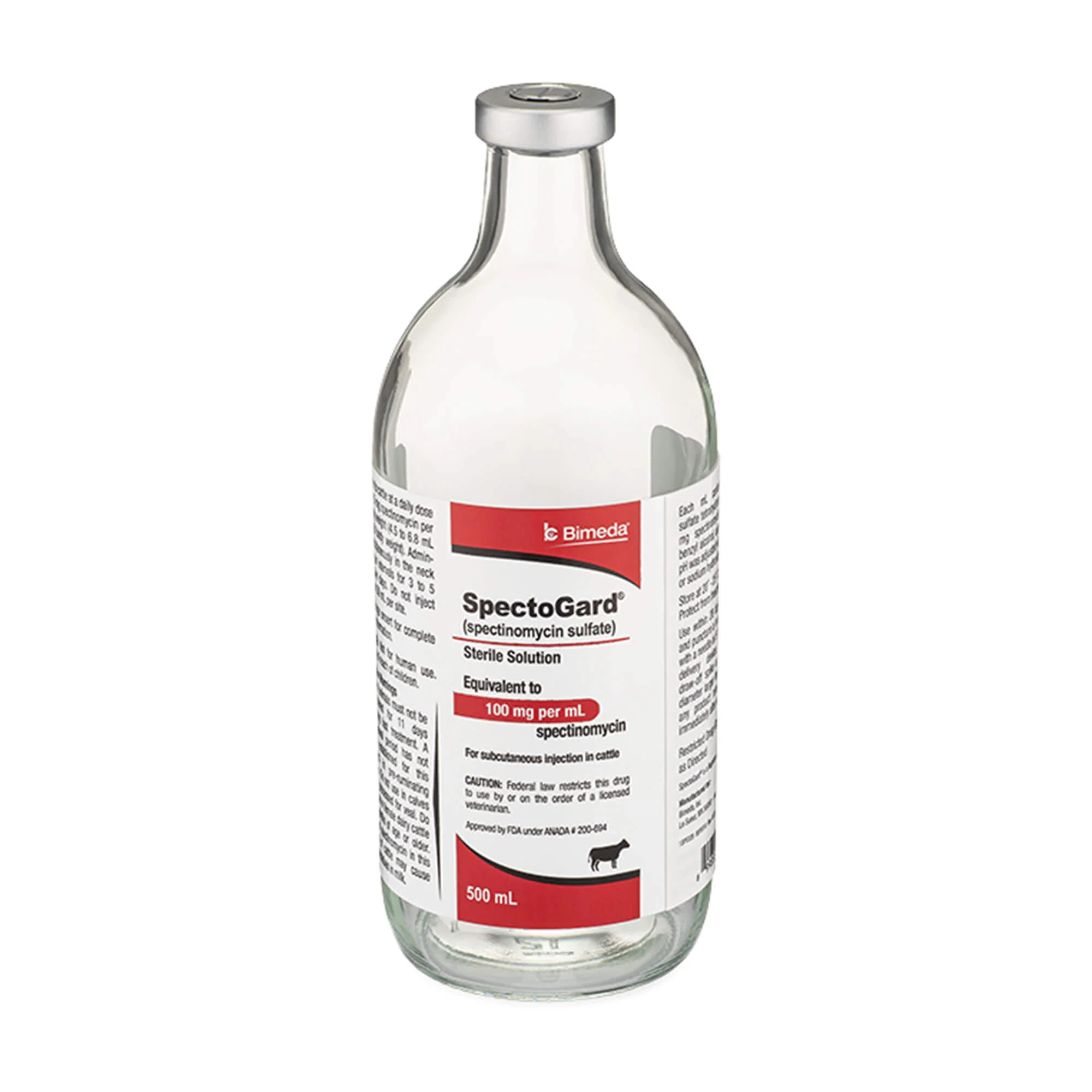 Rx SpectoGard (spectinomycin sulfate) Sterile Solution for Cattle, 500 mL - Pet's Shop