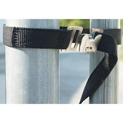 Black Poly Gate Strap, 4' L - Pet's Shop