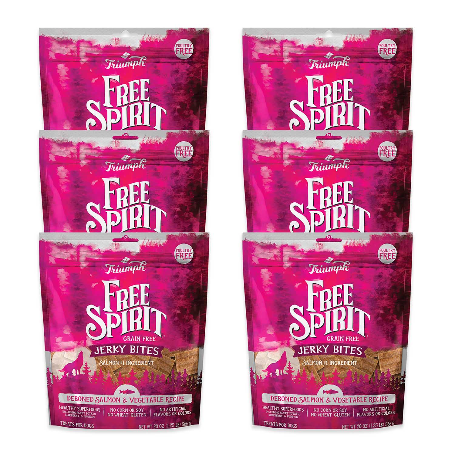 Free Spirit Deboned Jerky Bites, 20 oz - Pet's Shop