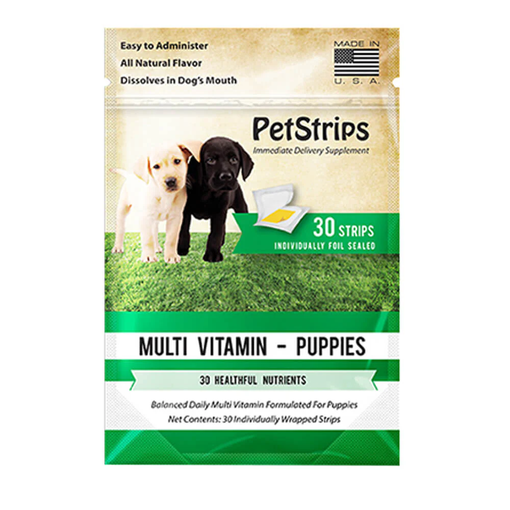 PetStrips Multi Vitamin Puppies, 30 Strips - Pet's Shop