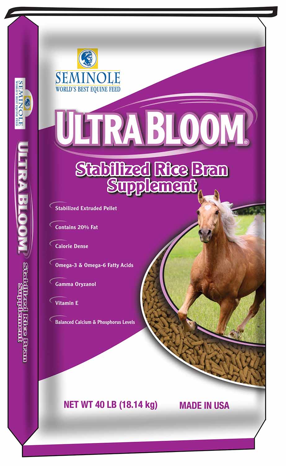 Seminole Ultra Bloom Rice Bran Supplement for Horses - Pet's Shop