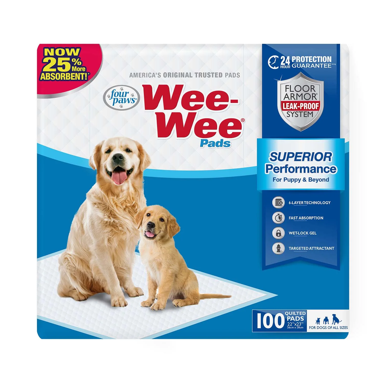 Wee-Wee Superior Performance Dog Pee Pads - Pet's Shop
