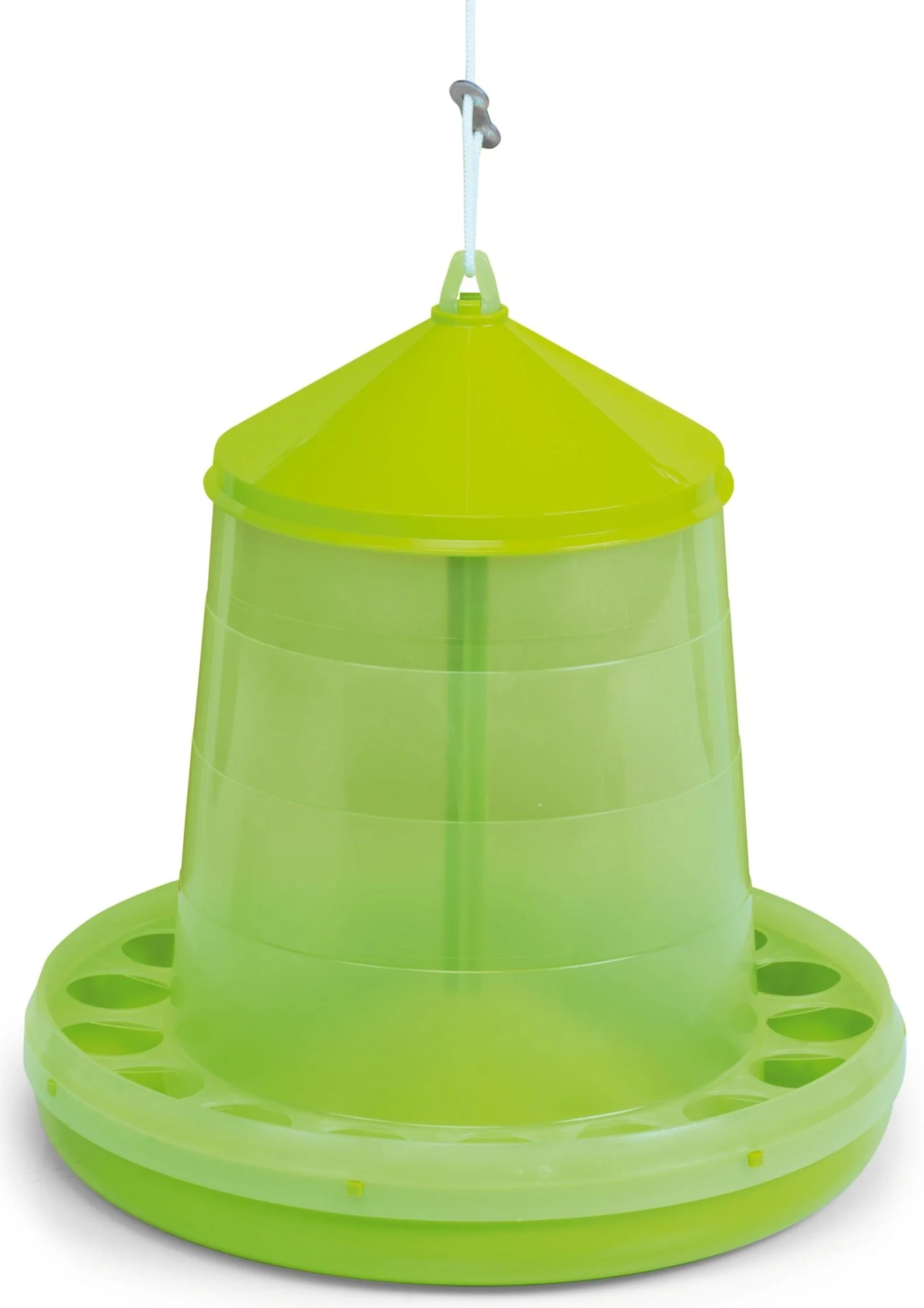 Plastic Hanging Poultry Feeder, 17 lb - Pet's Shop
