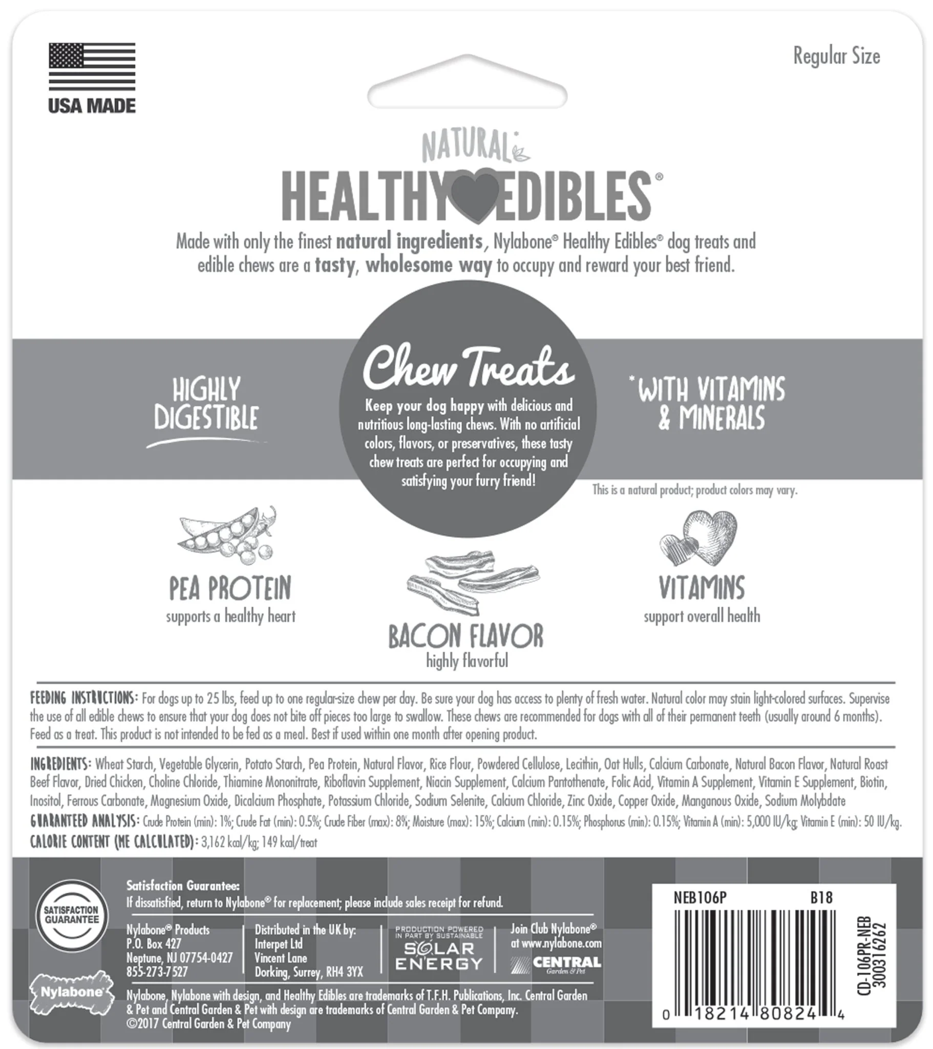 Nylabone Healthy Edibles, Regular (4.5