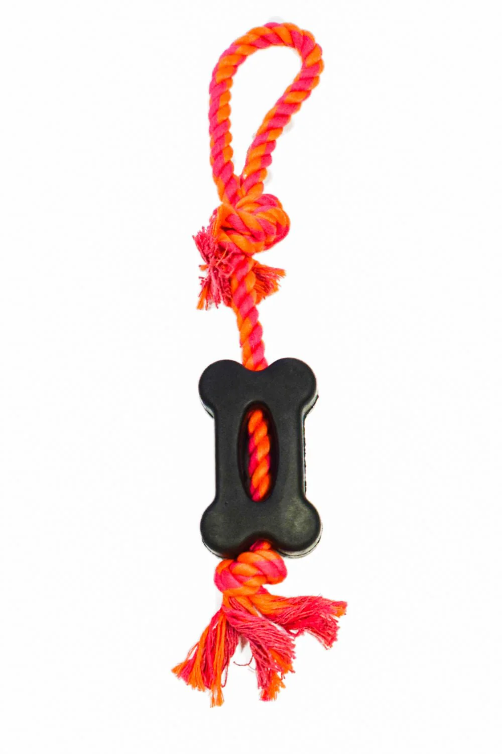 Bone with Rope Handle Toy - Pet's Shop