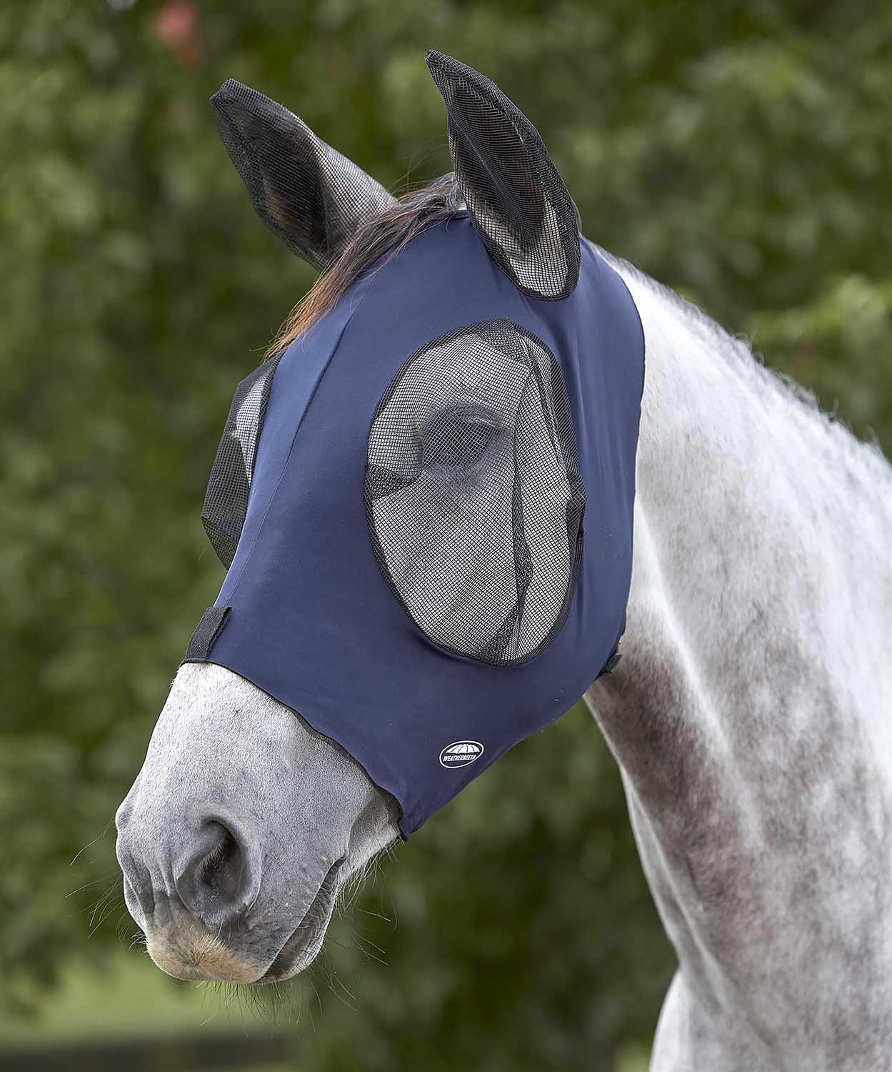 WeatherBeeta Mule Deluxe Stretch Bug Eye Saver Fly Mask with Ears - Pet's Shop