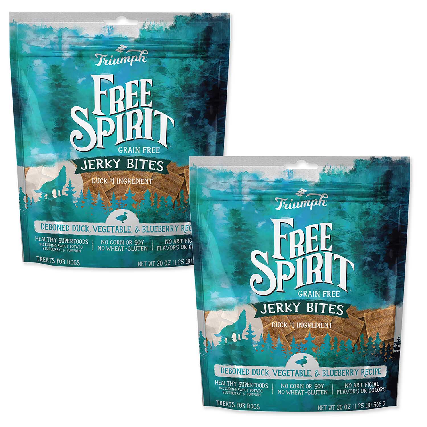 Free Spirit Deboned Jerky Bites, 20 oz - Pet's Shop