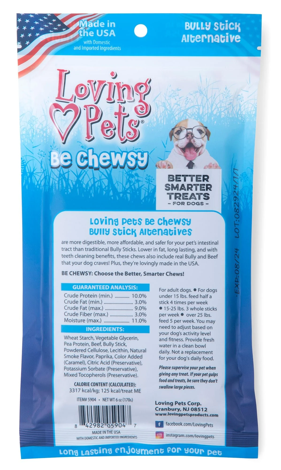 Loving Pets Be Chewsy, Bully Stick Alternative - Pet's Shop