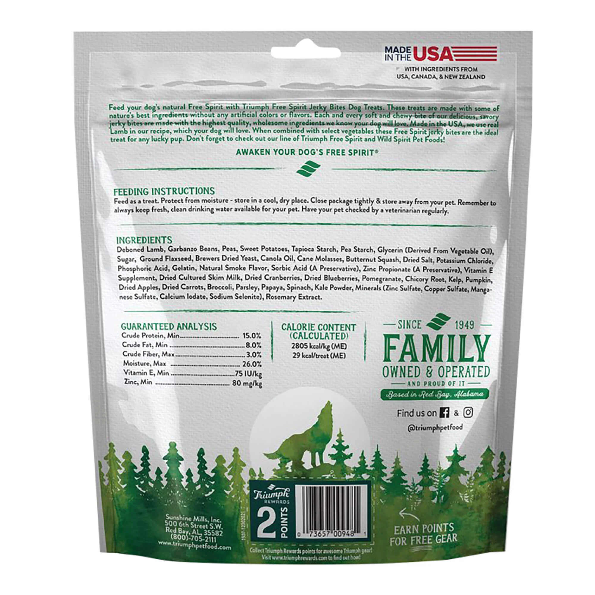 Free Spirit Deboned Jerky Bites, 20 oz - Pet's Shop