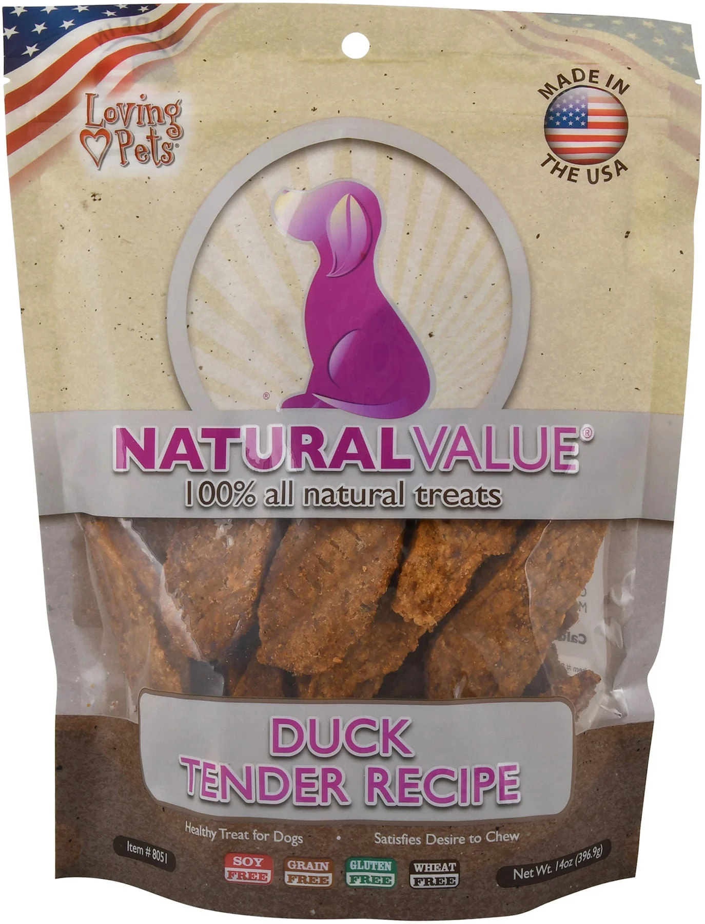 Natural Value Duck Tenders, 14 oz - Pet's Shop