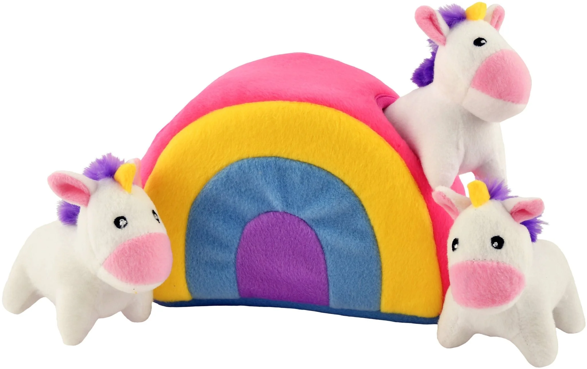Zippy Paws Unicorns in Rainbow Burrow - Pet's Shop