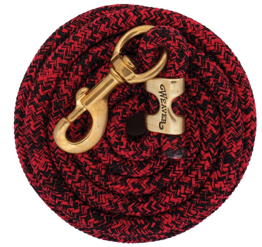 Weaver 10' Mosaic Poly Lead Rope with Bolt Snap - Pet's Shop