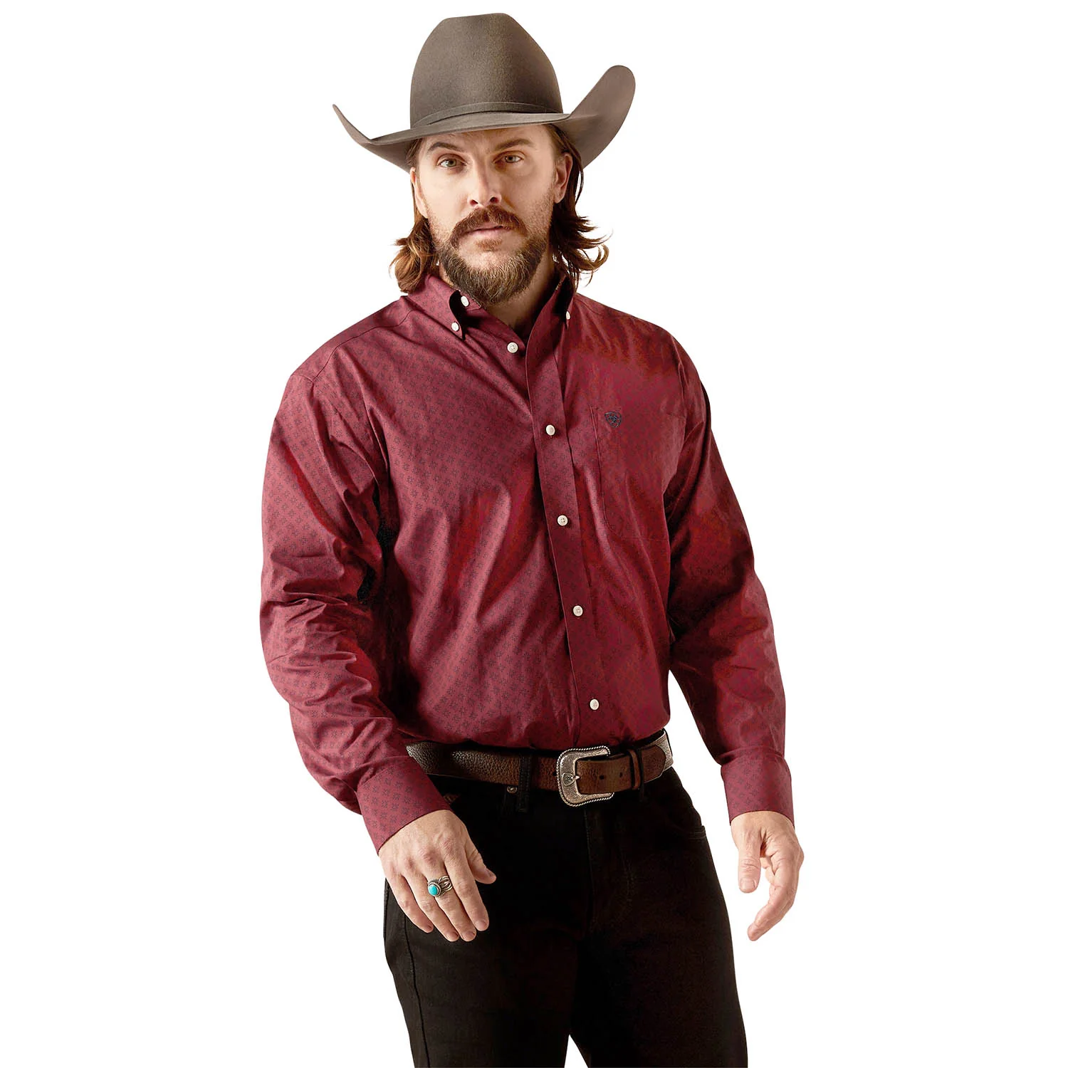 Ariat Men's Wrinkle Free Issac Longsleeve Shirt - Pet's Shop