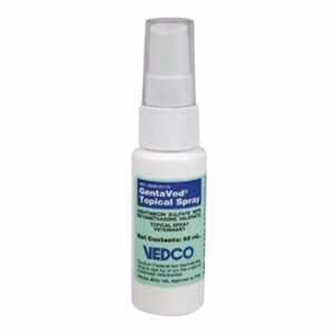 Rx GentaVed (gentamicin sulfate with betamethasone valerate) Topical Spray for Dogs - Pet's Shop