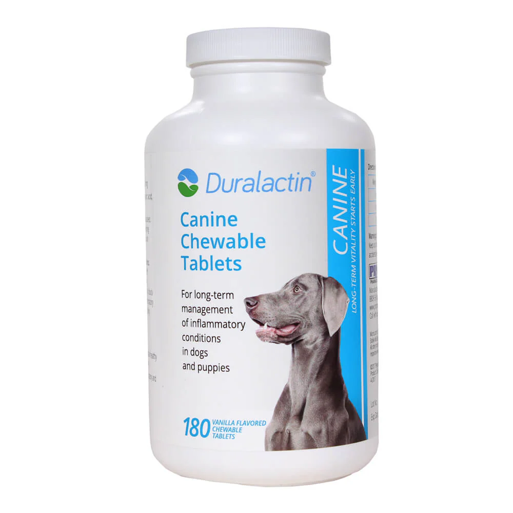 Duralactin Canine Chewable Tablets, 180 ct - Pet's Shop