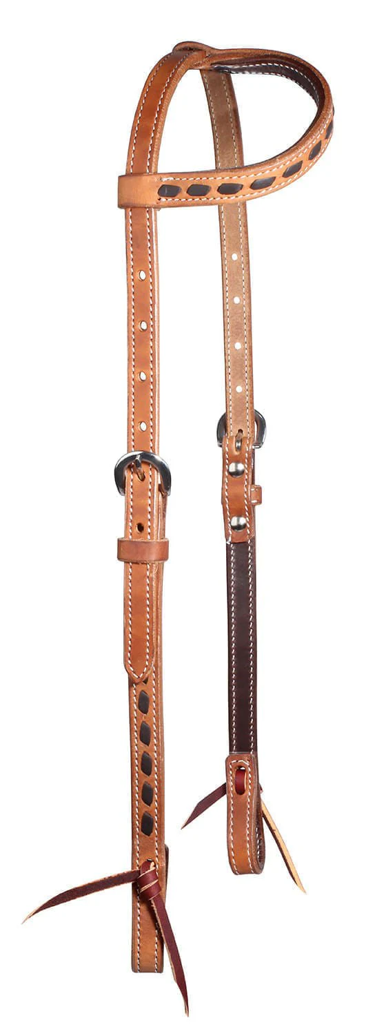 Professional's Choice Buckstitch Harness Leather One Ear Headstall - Pet's Shop
