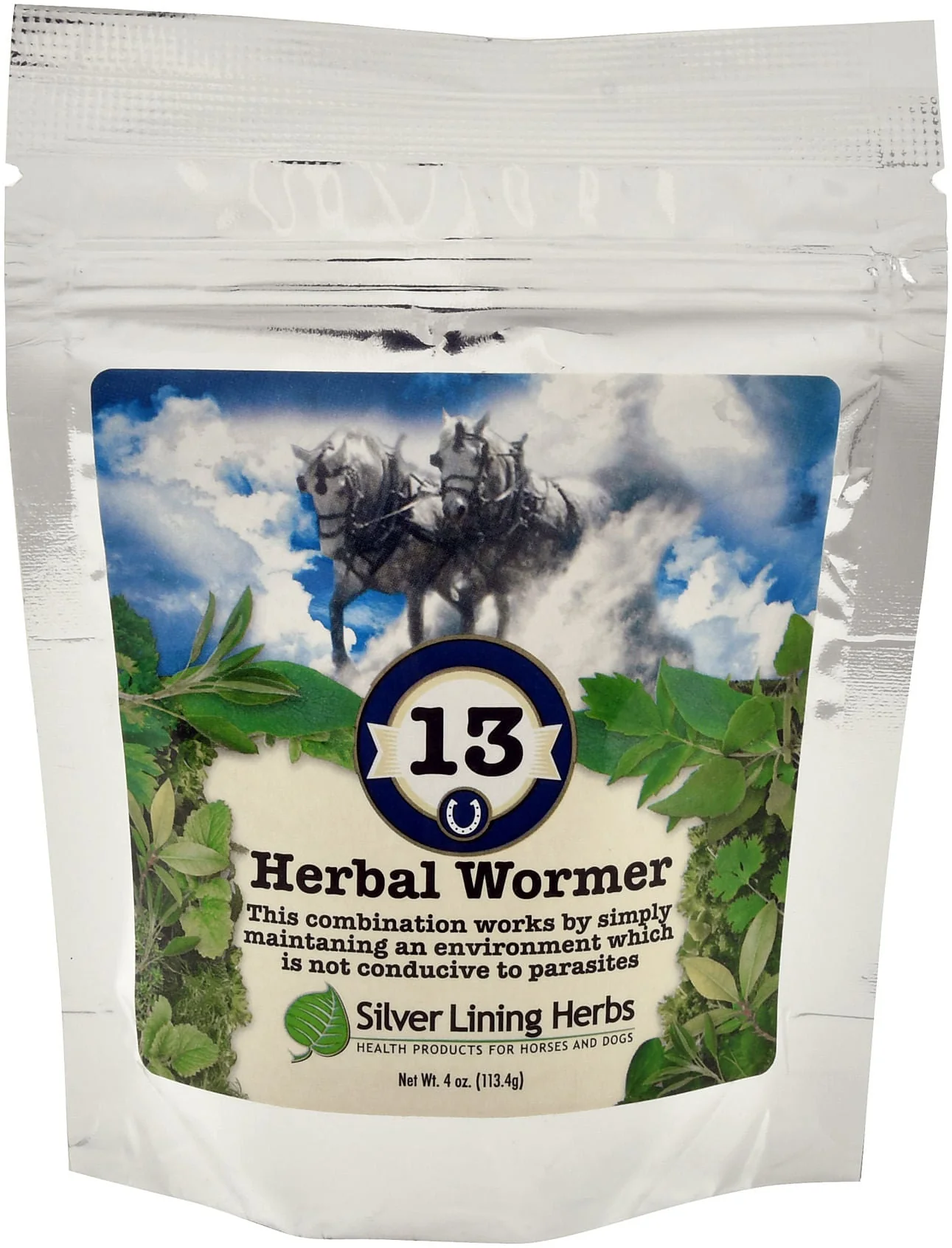 Silver Lining Herbs Herbal Wormer for Horses - Pet's Shop