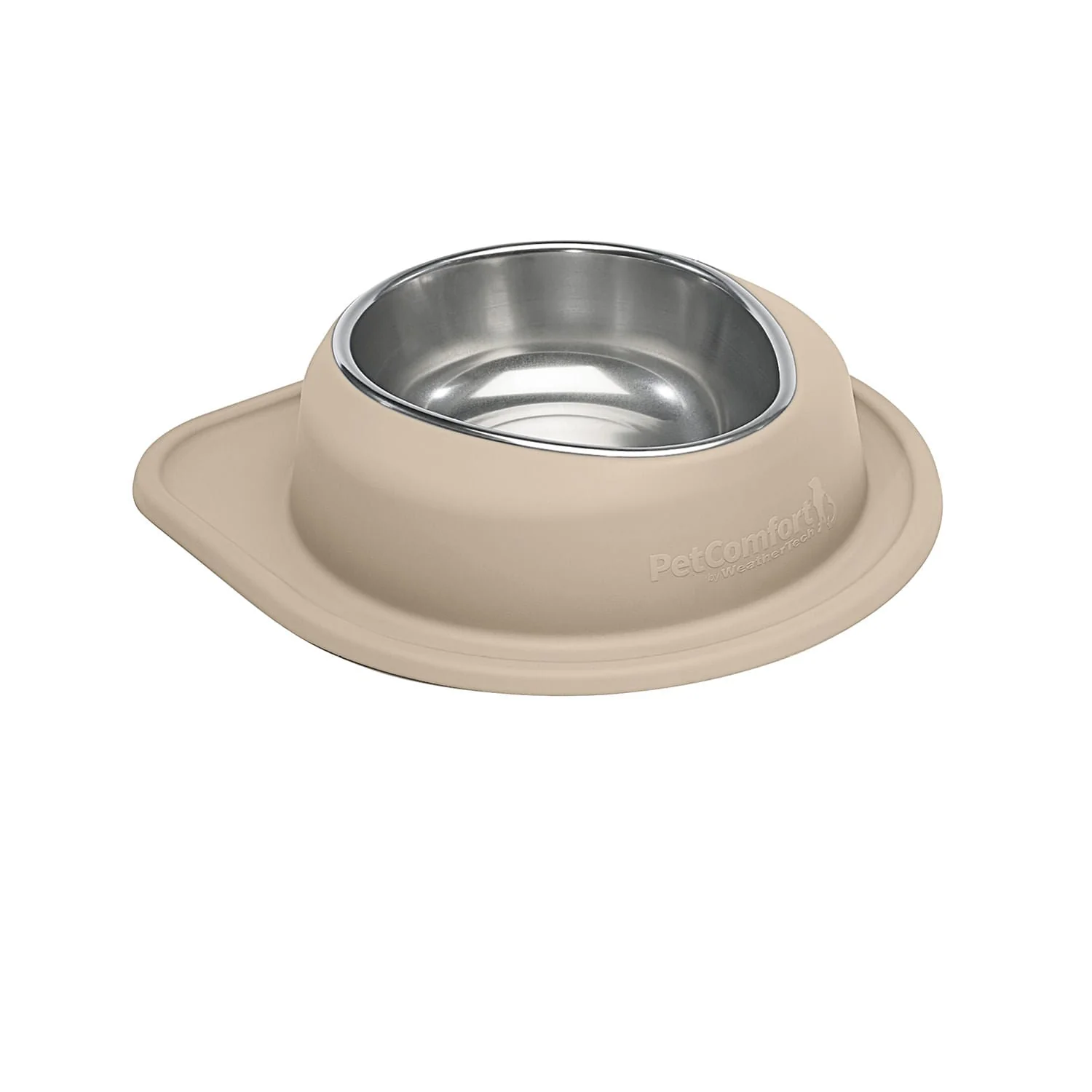 WeatherTech Single Low Pet Feeding System, Stainless Steel - Pet's Shop
