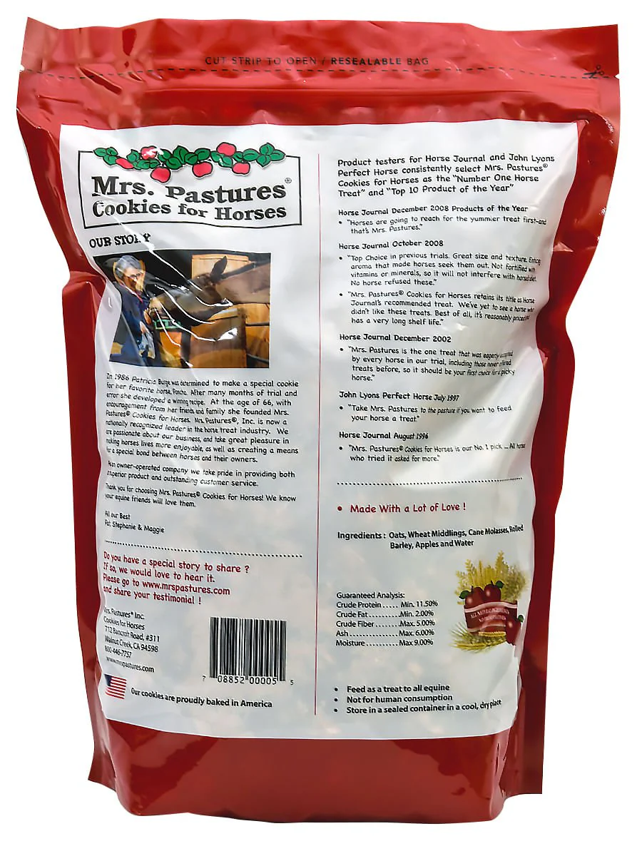 Mrs. Pastures Horse Cookies Horse Treats - Pet's Shop