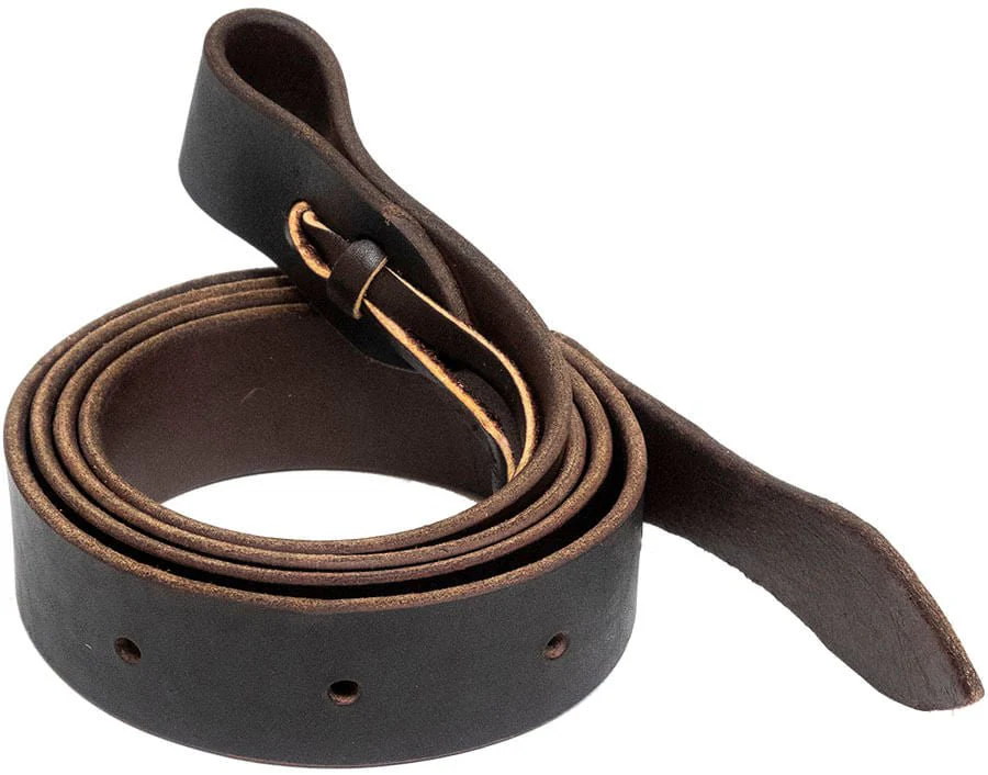 Poplar Head Premium Oiled Latigo Leather Cinch Strap - Pet's Shop