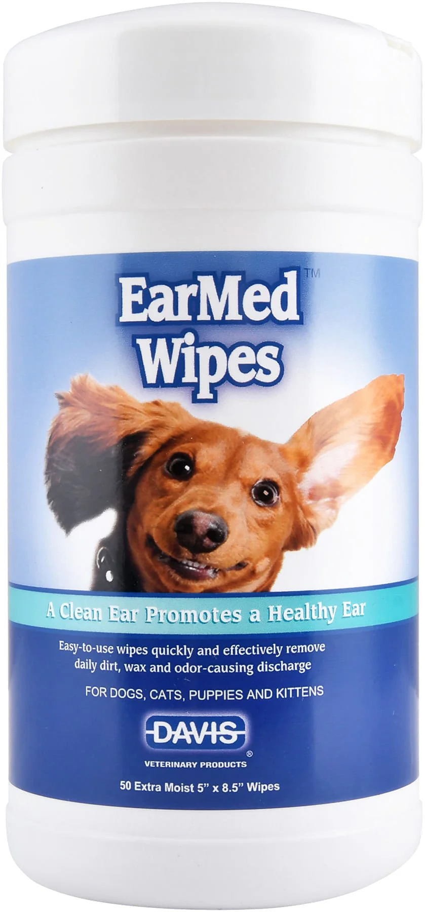 Davis EarMed Wipes, 50 ct - Pet's Shop