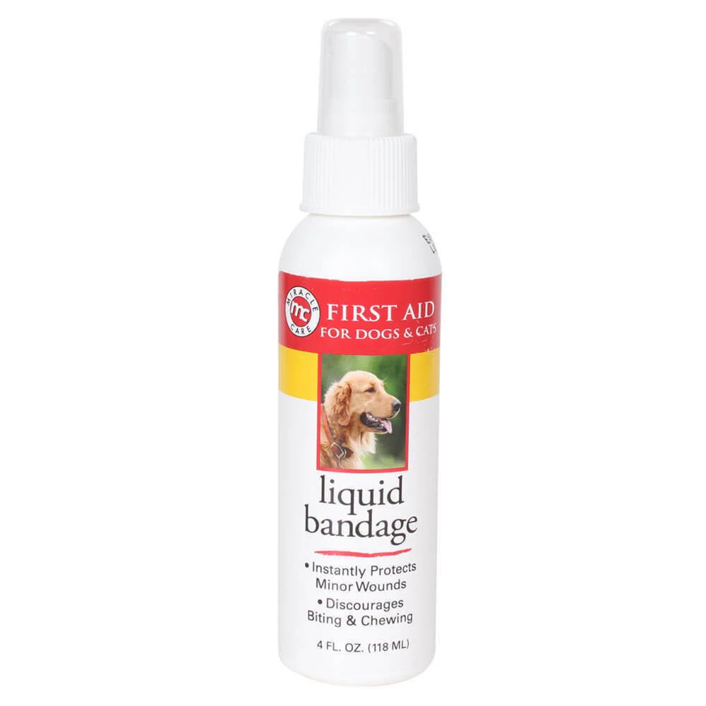Kwik-Stop Liquid Bandage Spray for Dogs and Cats, 4 oz - Pet's Shop