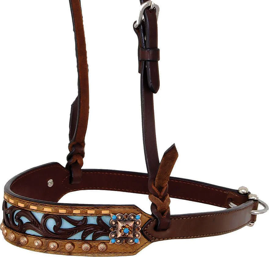 Rafter T Distressed Filigree Noseband - Pet's Shop