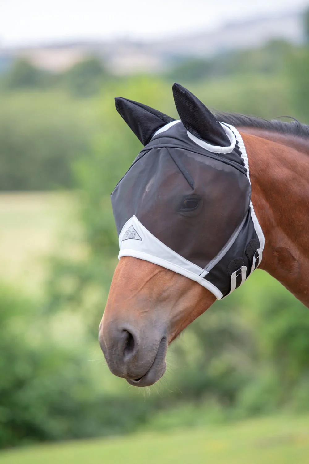 Shires Fine Mesh Horse Fly Mask with Ears - Pet's Shop