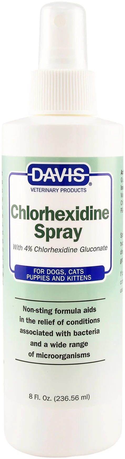 Davis 4% Chlorhexidine Spray, 8 oz - Pet's Shop
