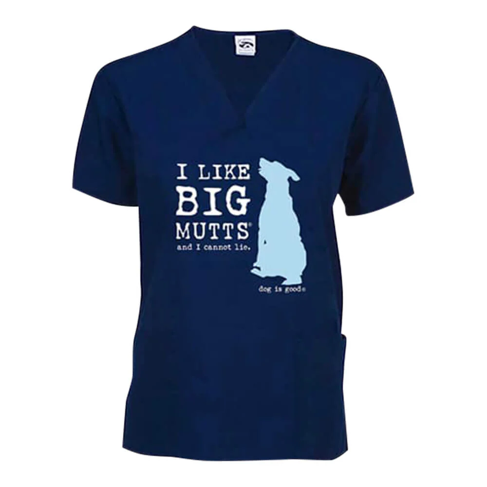 Dog is Good Scrub Top, I Like Big Mutts - Pet's Shop