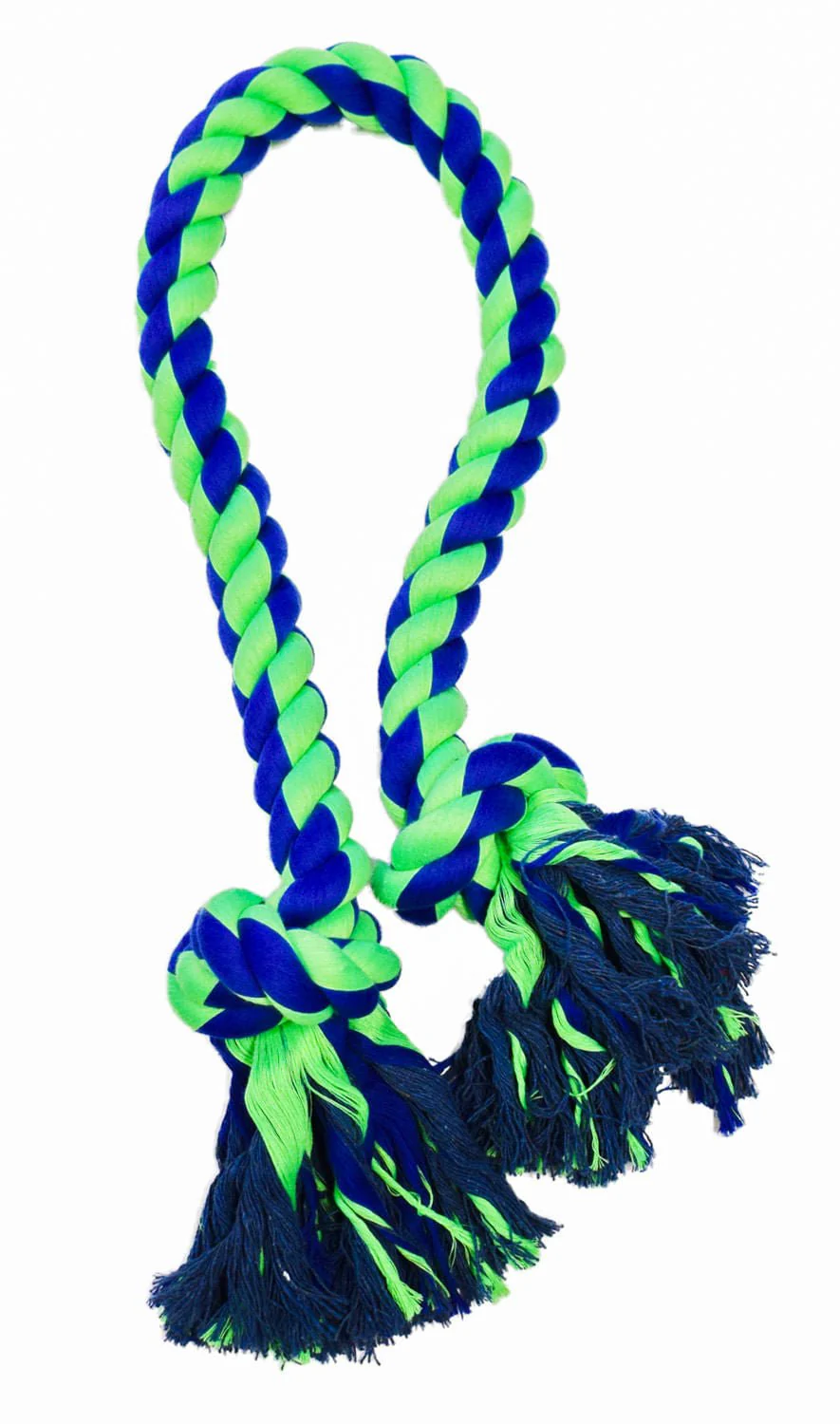 2 Knot Rope Dog Bone Tug Toy - Pet's Shop