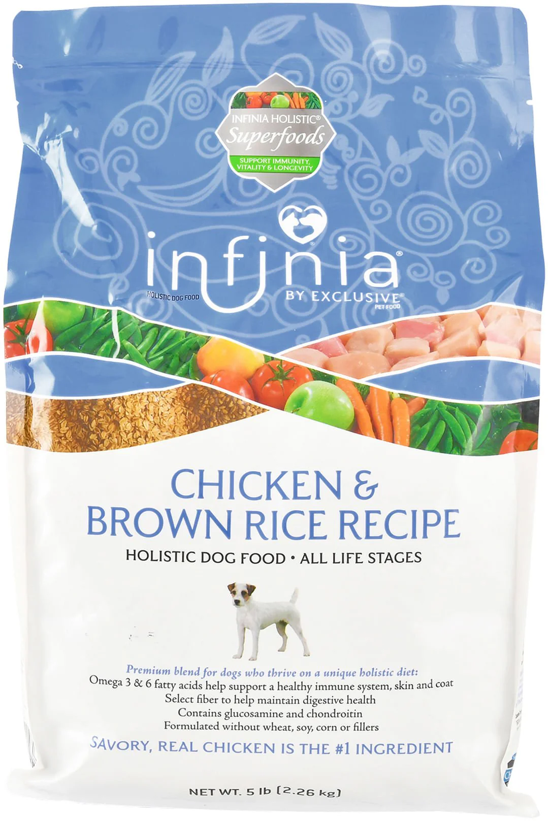 Infinia Chicken & Brown Rice Dog Food - Pet's Shop