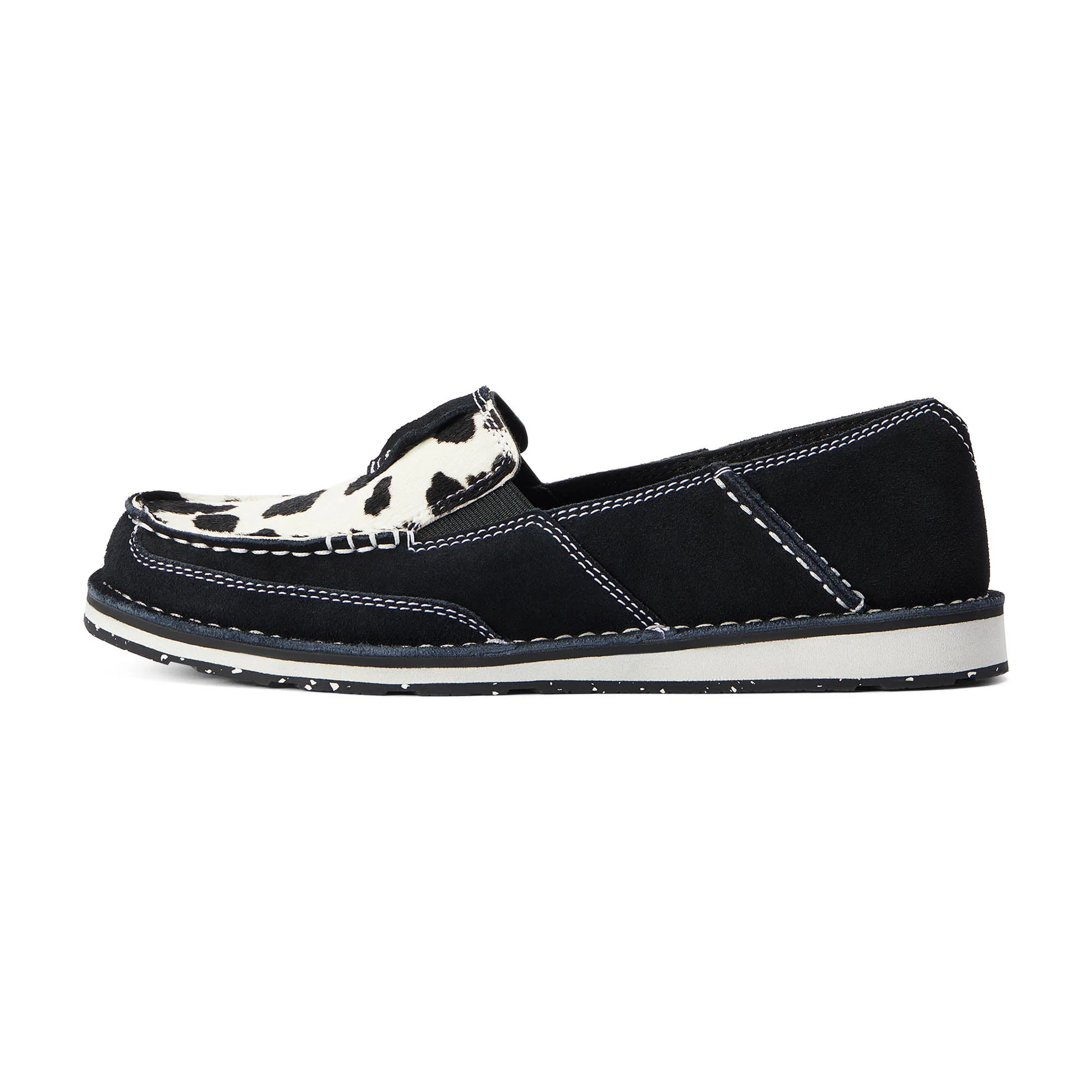 Ariat Women's Cruiser, Black and White Hair On - Pet's Shop