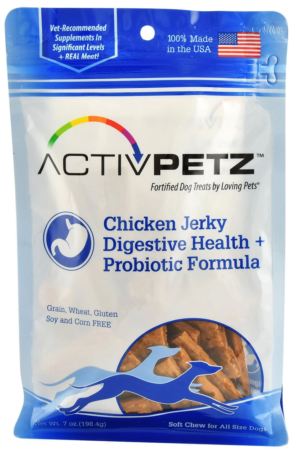 ActivPetz Digestive Health + Probiotic Jerky Treats - Pet's Shop
