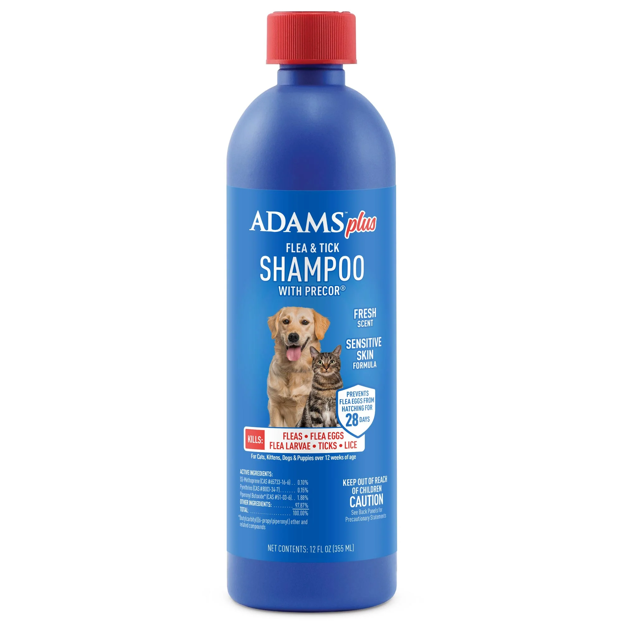 Adams Plus Flea & Tick Shampoo with Precor - Pet's Shop